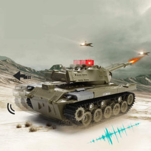 1/30 遥控坦克车遥控军用战斗玩具车2298