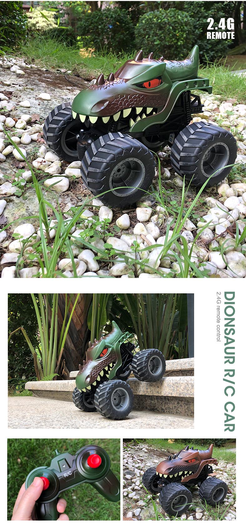 2.4G 儿童玩具车恐龙遥控车遥控攀爬车越野车YY2056 - 遥控攀爬车 - 5